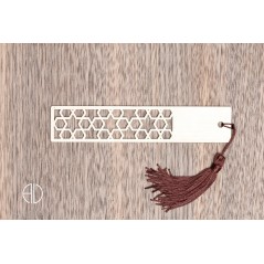 Marque-page en bois moderne et design personnalisable - V3