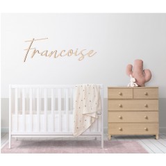 Prénom en bois à personnalise pour la chambre d'enfant. Cadeau de naissance.