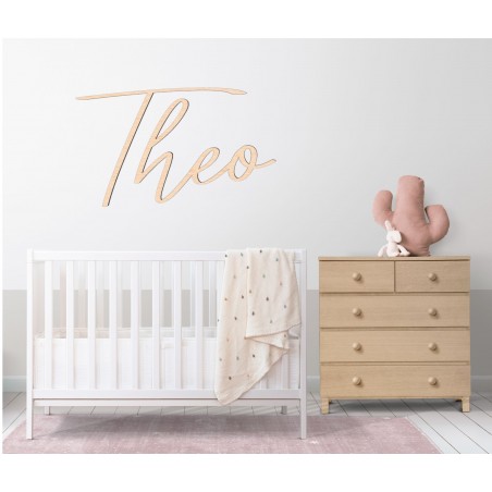 Prénom en bois à personnaliser, décoration murale ou pour la chambre d'enfant. Cadeau de naissance.