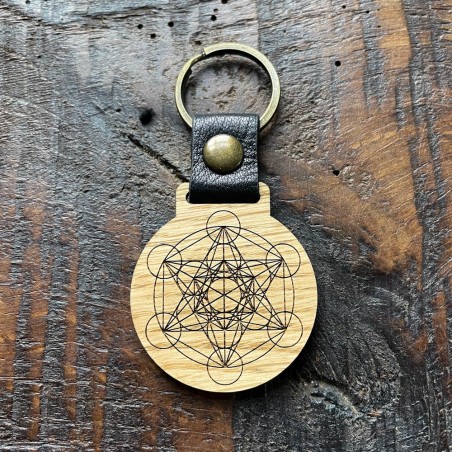 Porte-clé protecteur, cube de Métatron, metatron protection