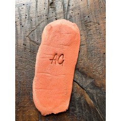 Tampon "initiales" pour poterie ou céramique personnalisé