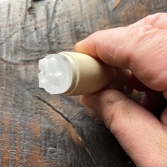 Tampon "initiales" pour poterie ou céramique personnalisé