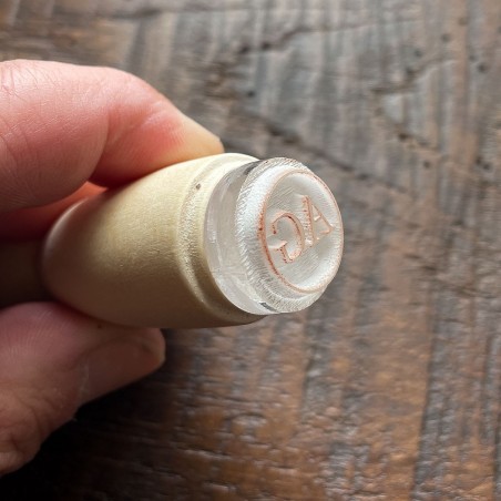Tampon rond pour céramique, terre, argile. Diamètre: 30mm