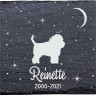 Kyi-leo - Stèle funéraire en ardoise naturelle personnalisable en souvenir d'un chien Kyi-leo - Stèle funéraire en ardoise naturelle personnalisable en souvenir d'un chien