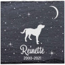 Springador - Stèle funéraire en ardoise naturelle personnalisable en souvenir d'un chien Springador - Stèle funéraire en ardoise naturelle personnalisable en souvenir d'un chien