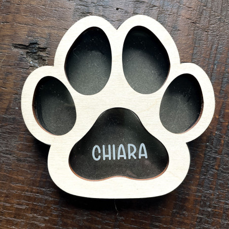Urne souvenir pour animal de compagnie. Urne funéraire pour pour les poils de chien. Personnalisable.