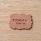 Tampon "Fabriqué en France" pour poterie ou céramique