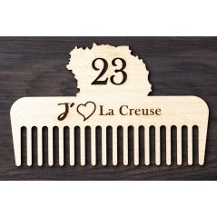 Peigne à barbe "J'aime la Creuse"