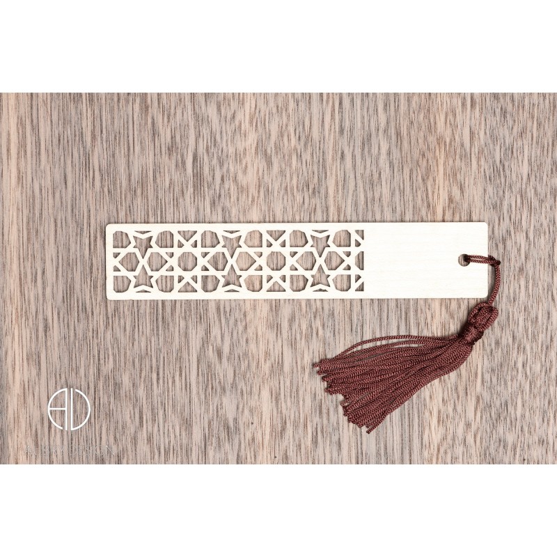 Marque-page en bois moderne et design personnalisable - V6 Marque-page en bois moderne et design personnalisable - V6