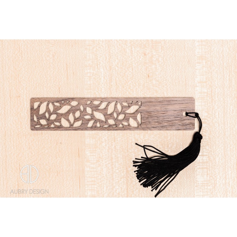 Marque-page en bois moderne et design personnalisable - V11 Marque-page en bois moderne et design personnalisable - V11