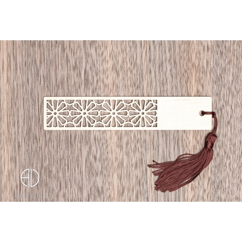 Marque-page en bois moderne et design personnalisable - V9 Marque-page en bois moderne et design personnalisable - V9