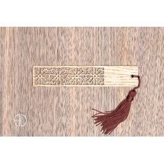Marque-page en bois moderne et design personnalisable - V9