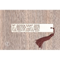 Marque-page en bois moderne et design personnalisable - V7