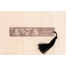 Marque-page en bois moderne et design personnalisable - V7 Marque-page en bois moderne et design personnalisable - V7